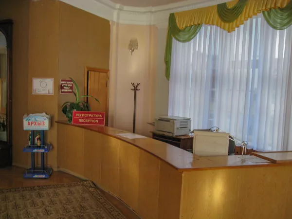 Ресепшн в санатории им.С.М. Кирова в городе Кисловодске - фотография
